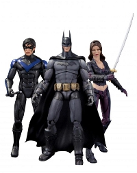 Arkham City Series 4 Nightwing, Batman, Talia Al Ghul